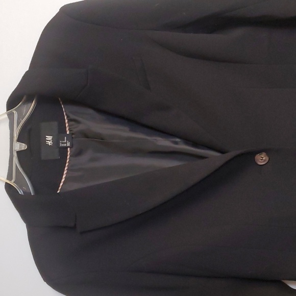 H&M Black Blazer Jacket Size 12 - Picture 4 of 10